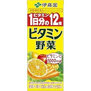 伊藤園 ビタミン野菜 紙パック 200ml×24本