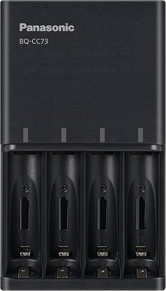 パナソニック(Panasonic) 【Amazon.co.jp限定】パナソニック 急速充電器 単3形・単4形 黒 BQ-CC73AM-K - 1