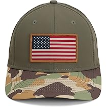 カモフラージュキャップ アメリカ国旗パッチ付き90s カモフラージュキャップ アメリカ国旗パッチ付き90s