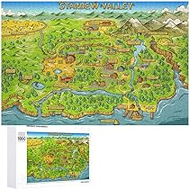 Amazon | スターデューバレー マップ ジグソーパズル 大人用