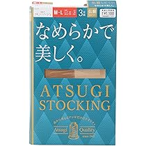 Amazon | [アツギ] ストッキング [ウルトラスルー] 横ジマ解消