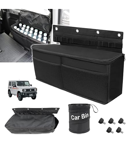 スズキジムニーJB64/JB74リアトランク収納ボックス、車トランクツール Amazon | スズキジムニーJB64/JB74リアトランク収納ボックス、車