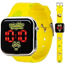 Amazon | [Accutime Corp] 腕時計 Accutime Spongebob LED Watch