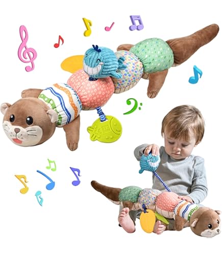 Playgro Activity Friend Lupe Llama – Juguete sensorial para bebé 0+ meses, llama suave con clip para carrito o cuna, ideal para recién nacidos