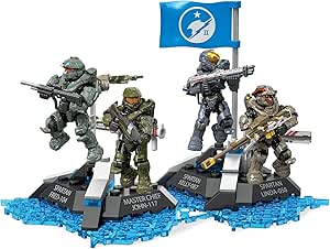 Amazon Mega Construx Halo ブルーチーム基本構築セット ブロック おもちゃ