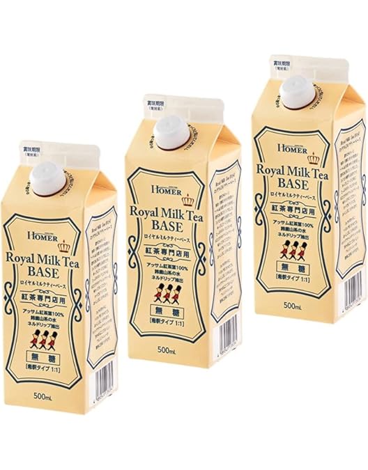 【2本セット】ホーマー ロイヤルミルクティベース 加糖 500ml × 20本 ホーマー ロイヤルミルクティベース 加糖 500ml - カルディコーヒー