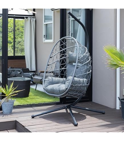 Amazon.co.jp: Brafab スイングエッグチェア ハンモックチェア