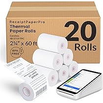 Amazon.co.jp: ReceiptPaperPro 2 1/4インチ x 60フィート