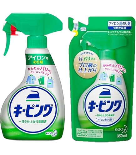 Amazon.co.jp: アイロン用キーピング 洗濯のり ハンディスプレー400ml