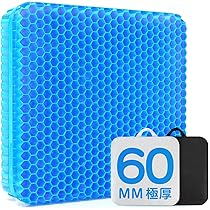 relaxhealゲルクッション　座布団　超極厚Meikasoクッション　低反発 Amazon.co.jp: 【雑誌で話題！超極厚6cm】relaxheal ゲル