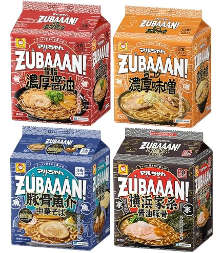 Amazon.co.jp: マルちゃん正麺 醤油 味噌 豚骨 塩！ 東洋水産 マル