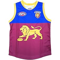Brisbane Lions Afl Footy Mens Football Jumper Guernsey Jersey S Amazon Com Au Sports Fitness Outdoors