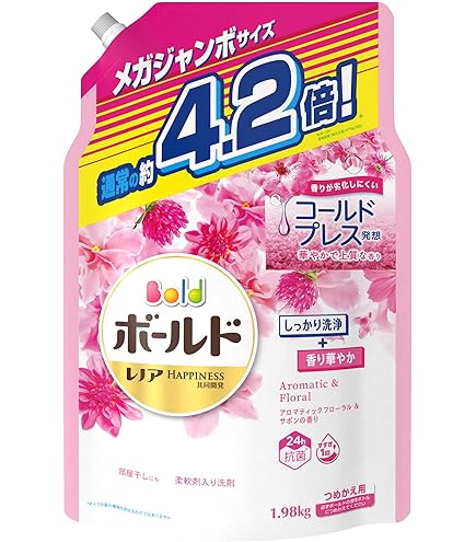 Amazon | P&G ボールド プレミアムブロッサム 詰替 超特大780g × 2個