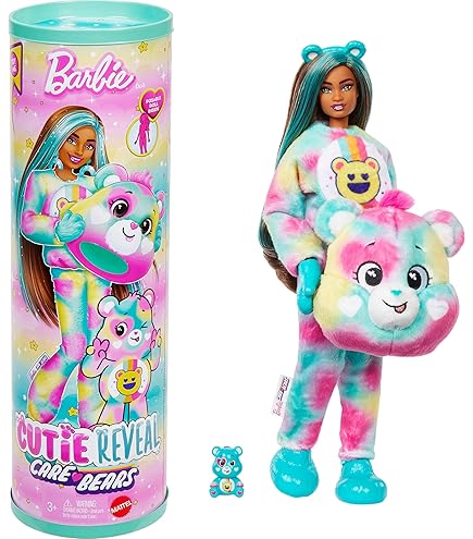 Barbie Doll, Cutie Reveal Bunny Plush Costume Doll With 10 - View #2