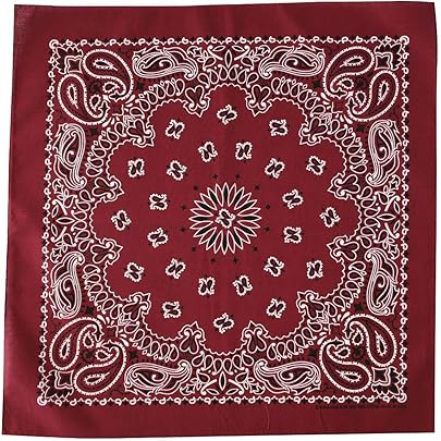 Amazon | [ハバハンク] MADE IN USA 55cm×55cm ペイズリー