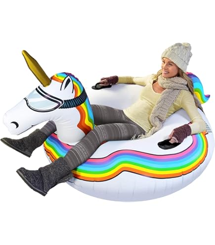 Amazon.co.jp: QPAU スノーチューブ 大型50インチ 空気注入式 雪そり