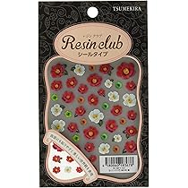椿ページ イングカワモト 【レジンクラブ】和の花 椿 【両面】 UVレジン用