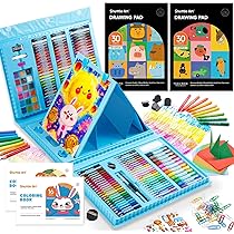 Amazon.co.jp: KINSPORY 290点 お絵描きセット 子供用 アートセット