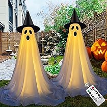 Amazon | ハロウィン 装飾 屋外 飾り 【2個セット】 お化け 電飾