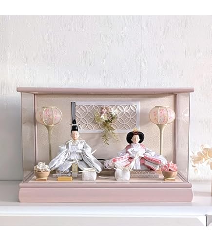 Amazon | 雛人形ケース 親王アクリルケース飾り 1283HC-TN 間口46×奥行