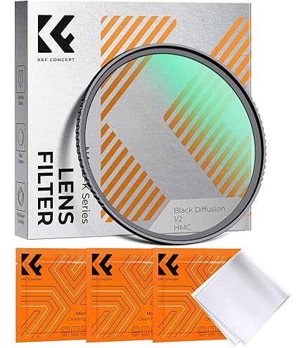 Amazon | K&F CONCEPT 77mm 1/4 ホワイトソフト フィルター ソフト効果