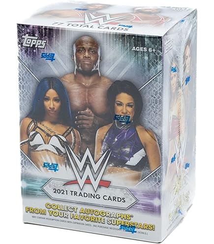 Amazon.co.jp: 2025 Topps クロムWWE レスリング 7パック ブラスター