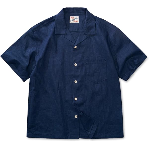 Amazon.co.jp: [karaku] メンズ シャツ 半袖 夏服 ゆる 開襟シャツ