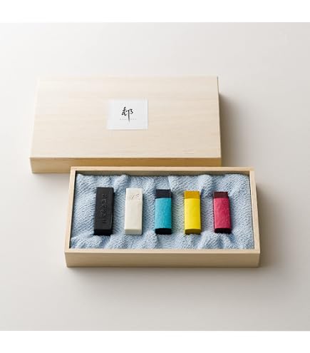 Amazon | 紀州松煙 彩煙墨12本セット | 墨・墨汁 | 文房具・オフィス用品