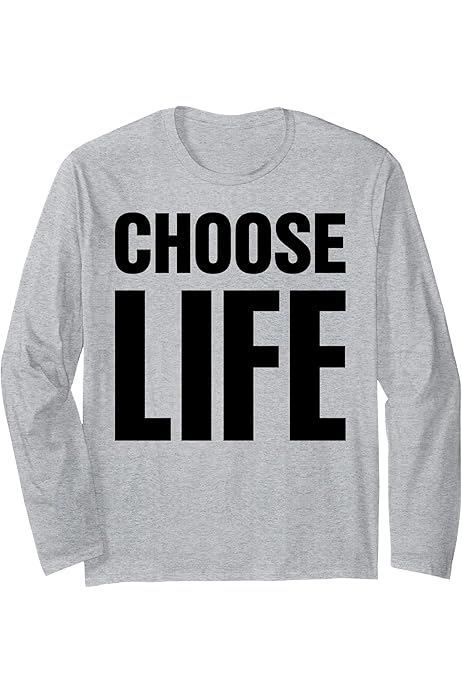 Amazon | CHOOSE LIFE 80年代 レトロ ヴィンテージ Tシャツ | Tシャツ 
