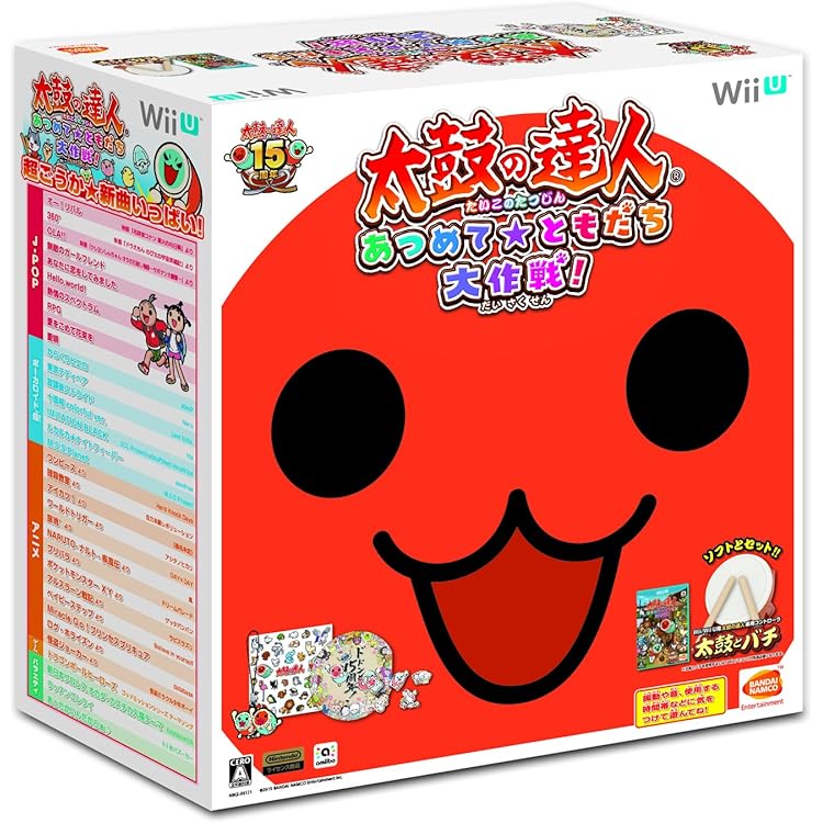 Amazon.co.jp: 太鼓の達人 Wii Uば~じょん! 「太鼓とバチ」同梱版