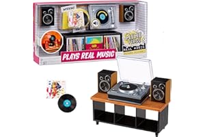 MGA's Miniverse Real Music Record Player Mini Collectibles, Mini Playable Record Player, Collectors, Gift, Beethoven