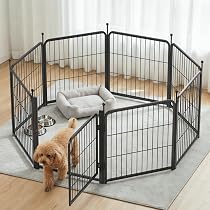 Amazon | Kachiru ペットサークル 8枚パネル 高さ60cm 折りたたみ式