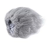 Movo WS2 Furry マイク ウィンドスクリーン マフ マイクとレコーダー用 3インチ x 80mm (長さx奥行) Zoom H1n H2n H4n H5 Tascam DR-05などにフィット (ライトグレー)