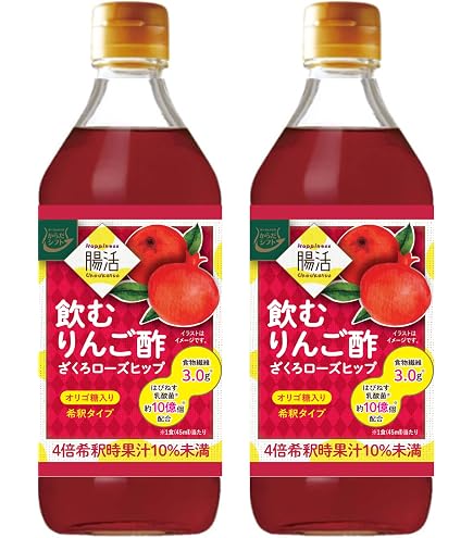 Amazon.co.jp: からだシフトHappiness腸活 飲むりんご酢 ゆず (360ml
