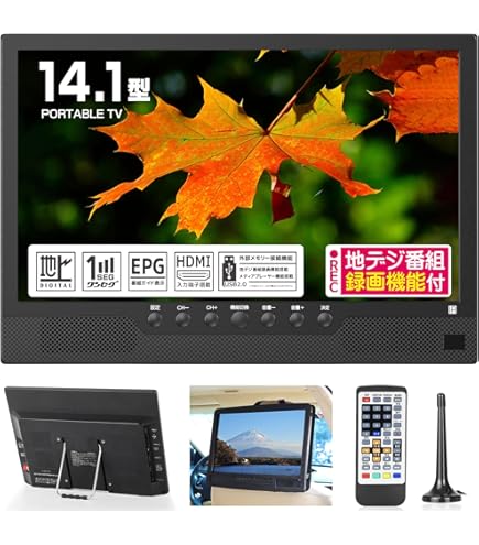 Amazon | WPT-H1100 11.6型ポータブルテレビ 地デジワンセグ HDMI・USB