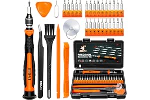 JOREST 精密ドライバーセット,33個DIY工具, 三角/Y型 CRVドライバー Y000/Y00/Y1, Torx T1 T2 T3 T4 T5, T6 T7 T8 T9 T10 T15, 星型P2/P5, phillips PH00, -1.