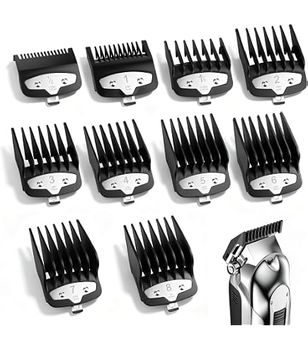 Amazon.co.jp: Wahl用クリッパーガード、3PCS 10 12 16 メタルクリップ
