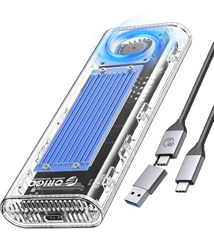 Amazon.co.jp: ORICO M.2 SSD 外付けケース 40Gbps 工具不要最新 USB4