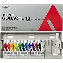 Amazon | ホルベイン アクリリックガッシュ D983 12ml スクール