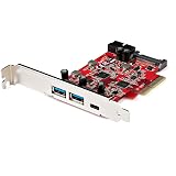 StarTech.com 5ポート増設PCI Expressインターフェースカード／10Gbps USB 3.1 Gen2拡張カード／1x USB Type-C、2x USB Type-A、2x 内部UBSポート（5Gbps）／USB-C対応PCIコントローラ PEXUSB312A1C1H