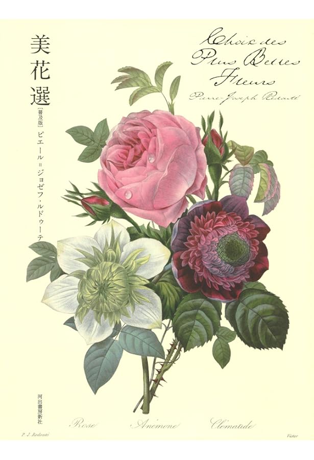 Amazon.co.jp: 豪華愛蔵版 Les Roses バラ図譜 : ピエール・ジョセフ