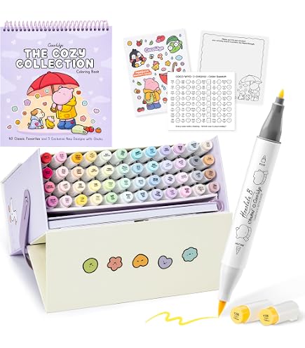 Amazon | Ohuhu マーカーペン 筆タイプ 320色 プロ愛用 イラスト