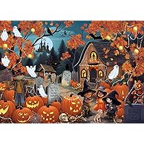 Pumpkin Hollow 1000ピースジグソーパズル 81zrX7UL18L.jpg_BO30,255,255,