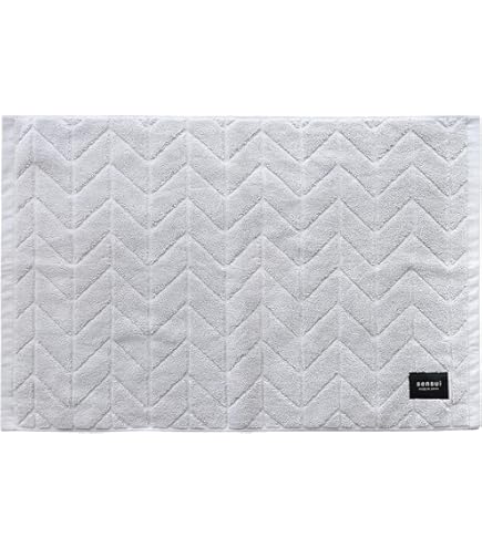 Amazon｜橋爪商店 浴室足ふきマット ブルー 約70cm×100cm コージー