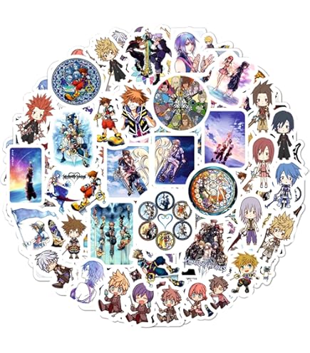 Amazon.co.jp: キングダムハーツ 50枚セット アソートステッカー