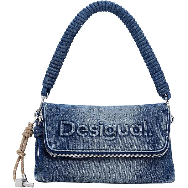 Amazon | [デシグアル] スタッズ デニム ミニクロスボディバッグ