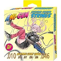 ギター弦 Amazon.co.jp: ANI-GEN エレキギター弦 3SETパック [010-046
