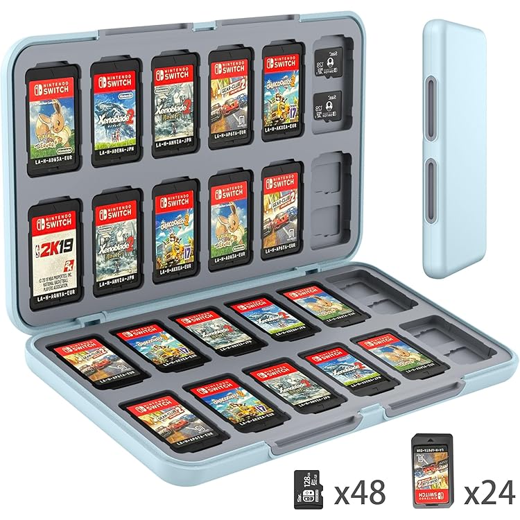 Amazon.co.jp: Switch / Switch 2 ゲームカードケース 24枚 スイッチ