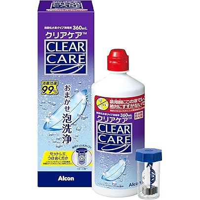 ① Smart clean ソフトコンタクト洗浄保存液 12本セット Amazon | 【12本セット】アルコン クリアケア 大容量480ml 医薬