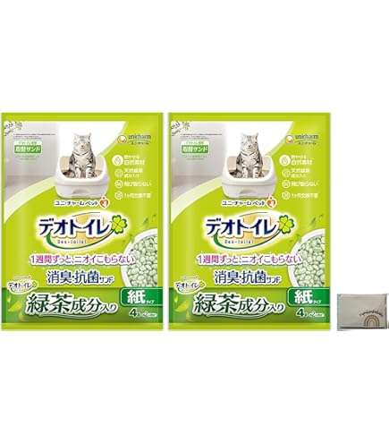 Amazon | 【ケース販売】1週間消臭・抗菌デオトイレ飛び散らない緑茶